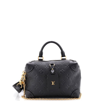 Louis Vuitton Petite Malle Souple Handbag Monogram Empreinte Leather