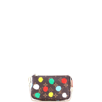 Louis Vuitton Pochette Accessoires Yayoi Kusama Painted Dots Monogram Canvas Mini
