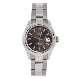 Rolex Oyster Perpetual Datejust Automatic Watch Stainless Steel 28