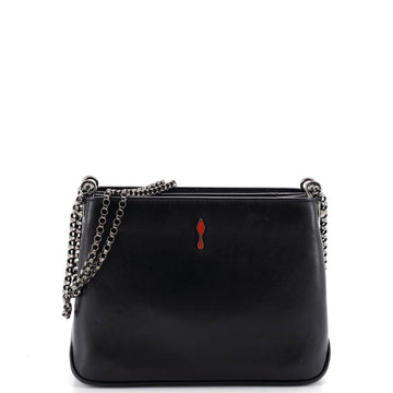 Christian Louboutin Triloubi Chain Bag Spiked Leather Small