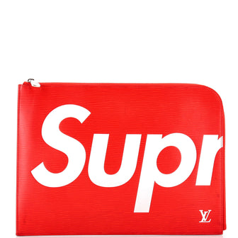 Louis Vuitton Pochette Jour Limited Edition Supreme Epi Leather GM