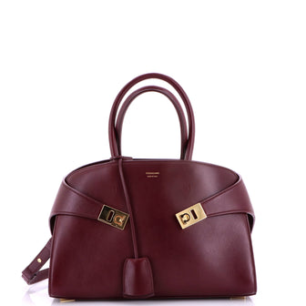 Salvatore Ferragamo Hug Top Handle Bag Leather Small