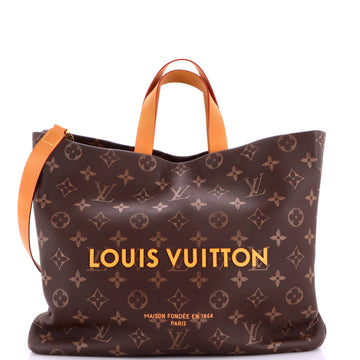 Louis Vuitton Shopper Tote Monogram Leather MM
