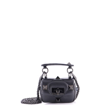 Valentino Garavani Roman Stud Flap Bag Quilted Leather Mini