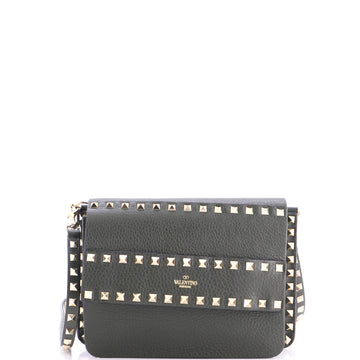 Valentino Garavani Rockstud Front Handle Flap Bag Leather Small
