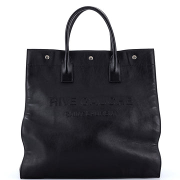 Saint Laurent Rive Gauche Shopper Tote Leather Tall
