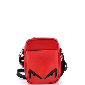 Fendi Monster Eye Camera Messenger Bag Nylon and Leather Small