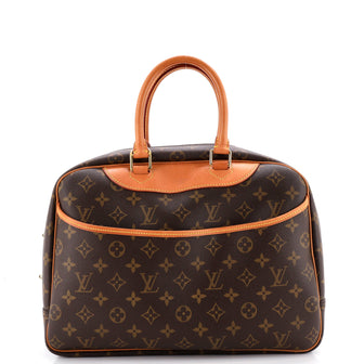 Louis Vuitton Deauville Handbag Monogram Canvas