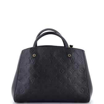 Louis Vuitton Montaigne Handbag Monogram Empreinte Leather MM