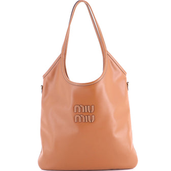 Miu Miu Ivy Hobo Bag Leather