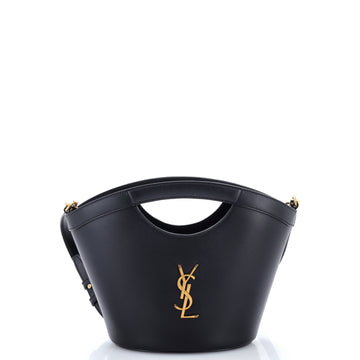 Saint Laurent Celia Tote Leather Mini