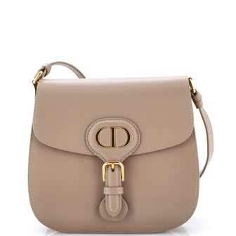 Christian Dior Bobby Frame Flap Bag Leather Medium