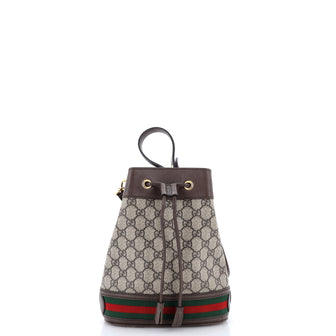 Gucci Ophidia Bucket Bag GG Coated Canvas Small
