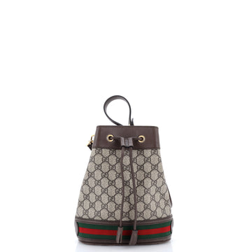 Gucci Ophidia Bucket Bag GG Coated Canvas Small