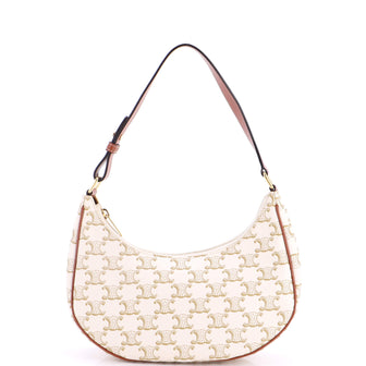 Celine Ava Bag Triomphe Coated Canvas