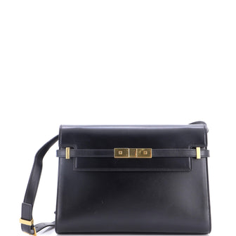 Saint Laurent Manhattan Shoulder Bag Leather Medium