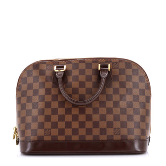 Louis Vuitton Vintage Alma Handbag Damier PM