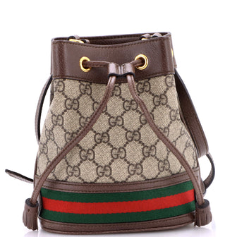 Gucci Ophidia Bucket Bag GG Coated Canvas Mini