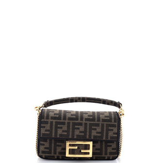 Fendi Baguette NM Bag Zucca Canvas Mini
