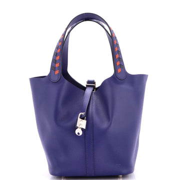 Hermes Picotin Lock Bag Tressage Epsom MM