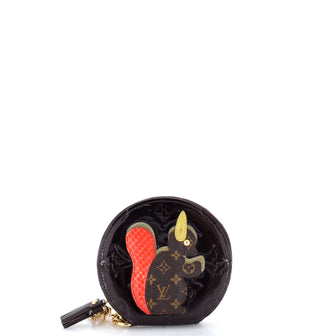 Louis Vuitton Boite Chapeau Coin Purse Monogram Vernis Animania Micro