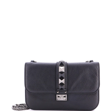 Valentino Garavani Glam Lock Shoulder Bag Leather Medium