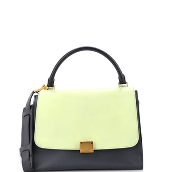 Celine Tricolor Trapeze Bag Leather Large