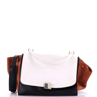 Celine Tricolor Trapeze Bag Leather Medium
