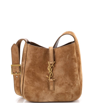 Saint Laurent Le 5 a 7 Supple Hobo Suede Small
