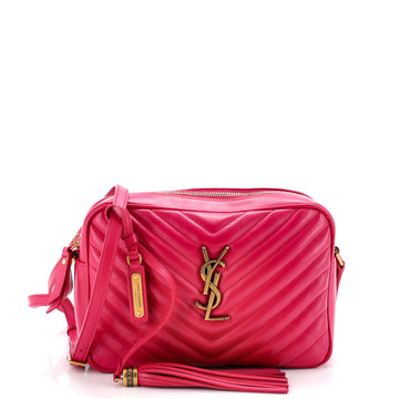 Saint Laurent Lou Camera Bag Matelasse Chevron Leather Small