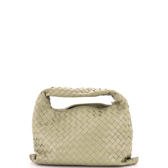 Bottega Veneta Hop Hobo Intrecciato Leather Small