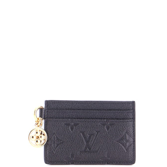 Louis Vuitton LV Charms Card Holder Monogram Empreinte Leather