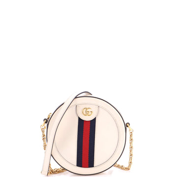 Gucci Ophidia Round Shoulder Bag Leather Mini