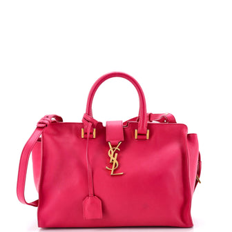 Saint Laurent Monogram Cabas Leather Small