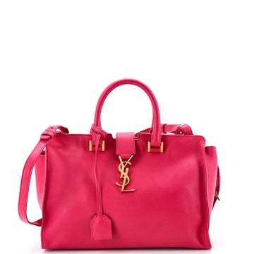 Saint Laurent Monogram Cabas Leather Small