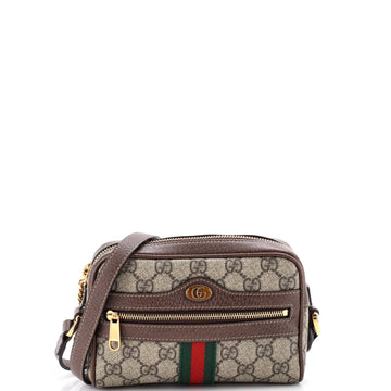Gucci Ophidia Shoulder Bag GG Coated Canvas Mini