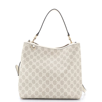 Gucci GG Emblem Bucket Bag GG Coated Canvas Medium