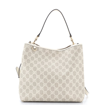 Gucci GG Emblem Bucket Bag GG Coated Canvas Medium