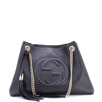 Gucci Soho Chain Strap Shoulder Bag Leather Medium