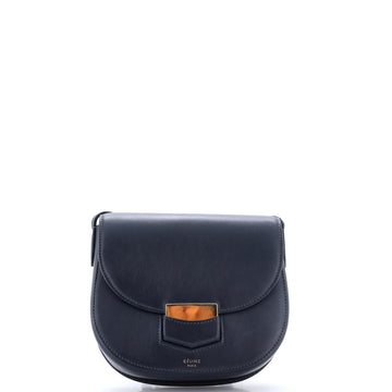 Celine Trotteur Crossbody Bag Grainy Leather Small
