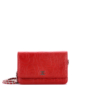 Chanel Wallet on Chain Camellia Lambskin