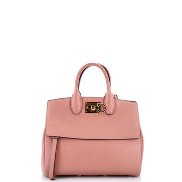 Salvatore Ferragamo Studio Satchel Leather Small