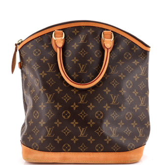 Louis Vuitton Lockit Handbag Monogram Canvas Vertical