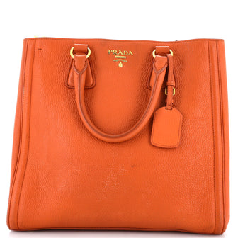 Prada Convertible Shopper Tote Vitello Daino Large