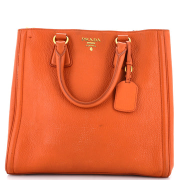 Prada Convertible Shopper Tote Vitello Daino Large
