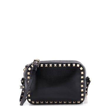 Valentino Garavani Rockstud Camera Crossbody Bag Leather