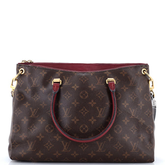 Louis Vuitton Pallas Tote Monogram Canvas with Leather