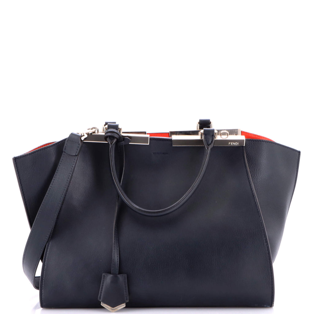 Fendi Petite 3Jours Bag Leather Black 4368021