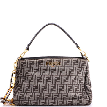 Fendi O'Lock Zip Shoulder Bag Zucca Chenille