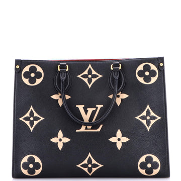 Louis Vuitton OnTheGo Tote Bicolor Monogram Empreinte Giant MM
